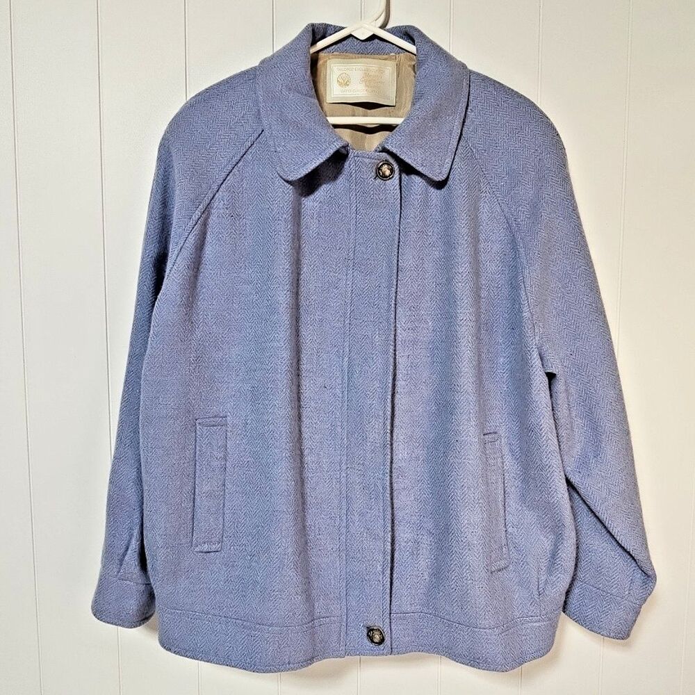 Moriarty Gap Of Dunloe Killarney Irish Wool Jacket Womens L Pastel Spring Tweed